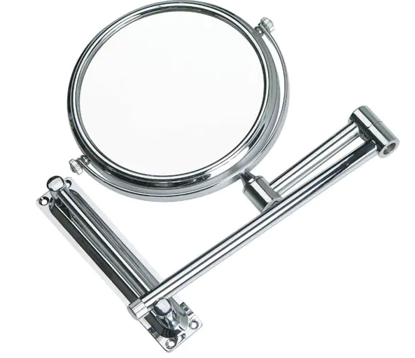 Hverjir eru eiginleikar Chrome Finished Round Makeup Mirror?